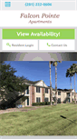 Mobile Screenshot of falconpointeapts.com